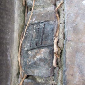 Ziegelstein mit Zählmarke III